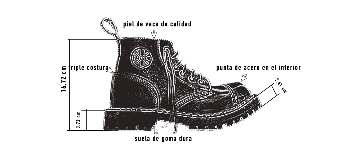 botas steel aislados