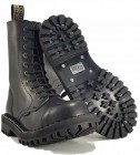 Botas Steel 10 Ojales Negro Vegano
