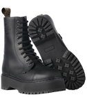 Botas Steel 10 Ojales Negro Alessia