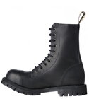 Botas Steel 10 Ojales Negro BO