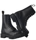 Botas Steel 10 Ojales Negro Monster
