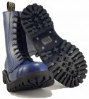 Botas Steel 10 Ojales Azul