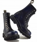 Botas Steel 10 Ojales Azul Envejecido