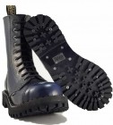 Botas Steel 10 Ojales Azul Envejecido