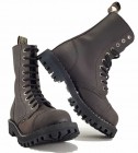 Botas Steel 10 Ojales Marrón