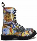 Botas Steel 10 Ojales Graffiti