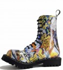Botas Steel 10 Ojales Graffiti