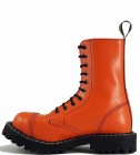 Botas Steel 10 Ojales Naranja