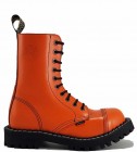 Botas Steel 10 Ojales Naranja