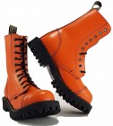 Botas Steel 10 Ojales Naranja
