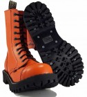 Botas Steel 10 Ojales Naranja