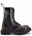 Botas Steel 10 Ojales Blanco Envejecido