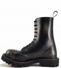 Botas Steel 10 Ojales Blanco Envejecido
