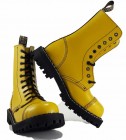 Botas Steel 10 Ojales Amarillo