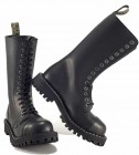 Botas Steel 15 Ojales Negros