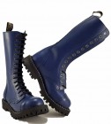 Botas Steel 15 Ojales Azul