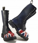 Botas Steel 15 Ojales Bandera Británica