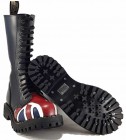 Botas Steel 15 Ojales Bandera Británica