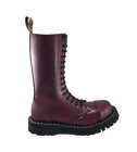 Botas Steel 15 Ojales Burdeos