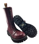 Botas Steel 15 Ojales Burdeos