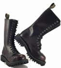 Botas Steel 15 Ojales Burdeos Evejecido