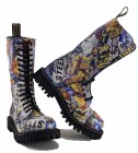 Botas Steel 15 Ojales Graffiti