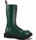 Botas Steel 15 Ojales Verde