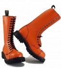 Botas Steel 15 Ojales Naranja