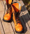 Botas Steel 15 Ojales Naranja