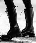 Botas Steel 20 Ojales Negro
