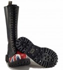 Botas Steel 20 Ojales Bandera Britanica