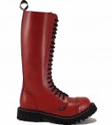 Botas Steel 20 Ojales Rojo