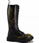 Botas Steel 20 Ojales Amarillo Envejecido