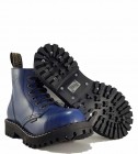 Botas Steel 6 Ojales Azul