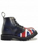 Botas Steel 6 Ojales Bandera Británica