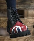 Botas Steel 6 Ojales Bandera Británica