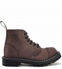Botas Steel 6 Ojales Marrón