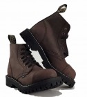 Botas Steel 6 Ojales Marrón