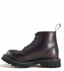 Botas Steel 6 Ojales  Burdeos Envejecido