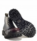Botas Steel 6 Ojales  Burdeos Envejecido