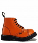 Botas Steel 6 Ojales Naranjas
