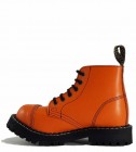 Botas Steel 6 Ojales Naranjas