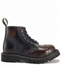 Botas Steel 6 Ojales Naranjas Envejecido