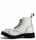Botas Steel 6 Ojales Blanco