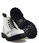 Botas Steel 6 Ojales Blanco