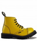 Botas Steel 6 Ojales Amarillo