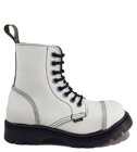 Botas Steel 8 Ojales Blanco Air Big Eye