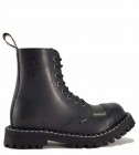 Botas Steel 8 Ojales Negro