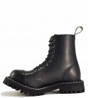 Botas Steel 8 Ojales Negro