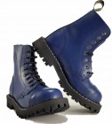 Botas Steel 8 Ojales Azul